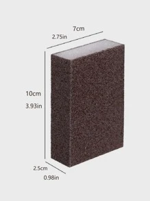 1 pieza Esponja limpieza - Marrón - Ver 3