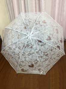 1 chiếc ô hình trái tim rõ ràng - Trong sáng - Xem 2