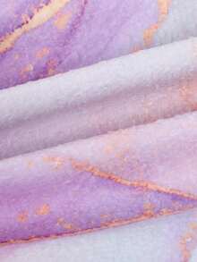 Manta de playa con estampado de mármol - Multicolor - Ver 4