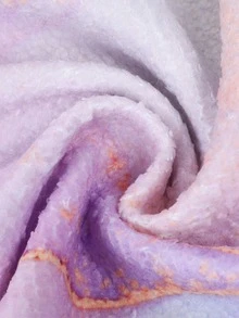 Manta de playa con estampado de mármol - Multicolor - Ver 5