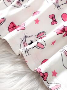 Bebé Camiseta con estampado de dibujos animados - Blanco - Ver 4