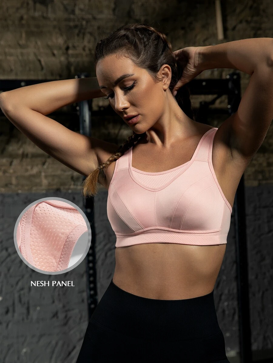 高度支撐無縫高彈力運動型文胸