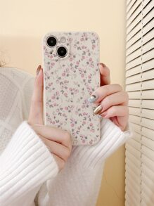 Funda de teléfono con estampado floral de verano compatible con iPhone15/15Plus/15Pro/15Promax