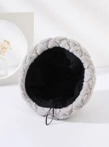 Sombrero con dibujos animados con diseño de oreja mullido - Gris - Ver 3