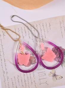 1入組貝殼和水滴設計DIY矽膠模具 - 白色 - 查看 9