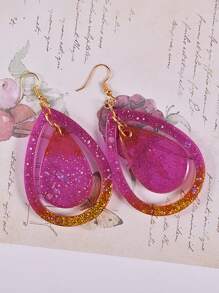 1入組貝殼和水滴設計DIY矽膠模具 - 白色 - 查看 10