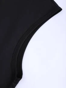 Manfinity EMRG Men Letter & Figure Graphic Tank Top - Black - View 4