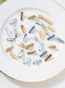 100个纯色发夹，休闲发饰，发卡，发夹，爪夹，发爪，学习用品 - 彩色 - 查看 3