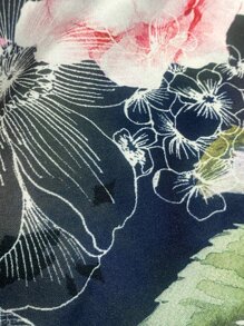 1pair Floral Pattern Pillowcase Without Filler - Multicolor - View 5