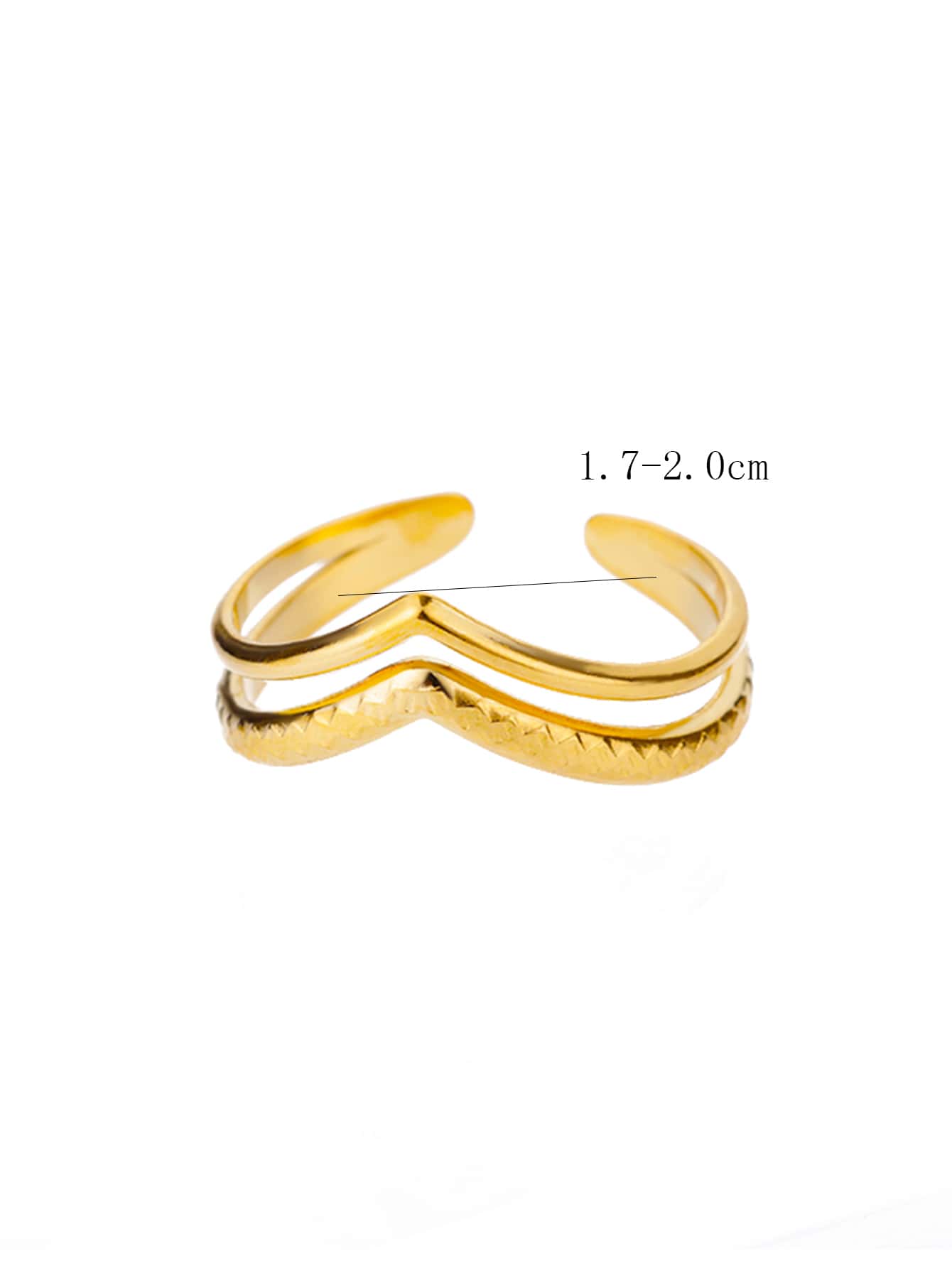 Hollow Out Cuff Ring