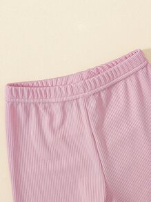 Bebé 3 piezas Pantalones tejido de canalé - Multicolor - Ver 5