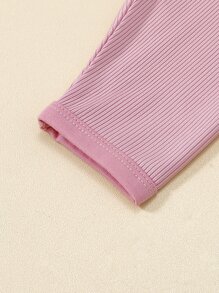 Bebé 3 piezas Pantalones tejido de canalé - Multicolor - Ver 6