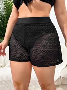 Plus Plain Bikini Bottom - Black - View 3