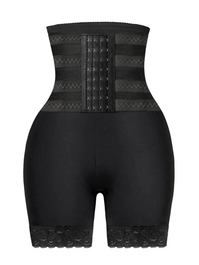 شورت بحمالات خصر عالي