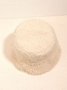Solid Bucket Hat - Beige - View 2