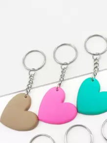 12 Peças Chaveiro Pingente de Coração, Acessórios de Carro para o Dia dos Namorados, Pingente de Bolsa, Escola, Fofo, Gótico, Y2K