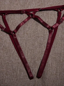 3 piezas Bragas unicolor con abertura - Multicolor - Ver 5