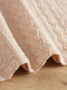 SHEIN 女孩熊貼布撞色滾邊背心上衣 - 杏色 - 查看 5