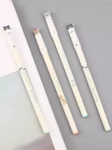 2入組貓貓設計隨機中性筆