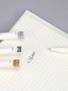 2入組貓貓設計隨機中性筆