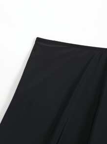 SHEIN Swim 素色前開叉泳衣下裝