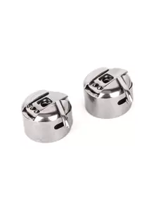 1pc Carbon Steel Sewing Machine Bobbin - Silver - View 1