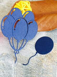 1pc Balloon Shaped Cutting Die - Silver - View 4