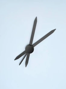 1 pieza Regla de tatuaje, cejas y maquillaje de acero inoxidable negro con puntero de disco isométrico, equilibrado y de posicionamiento - Negro - Ver 3