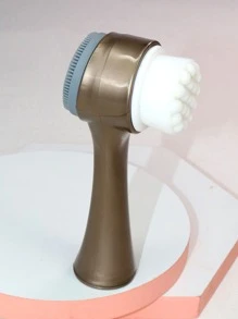 Double-sided Facial Cleaning Brush - Gold - View 2