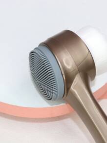 Double-sided Facial Cleaning Brush - Gold - View 3