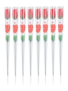 2pcs Artificial Rose - Multicolor - View 3