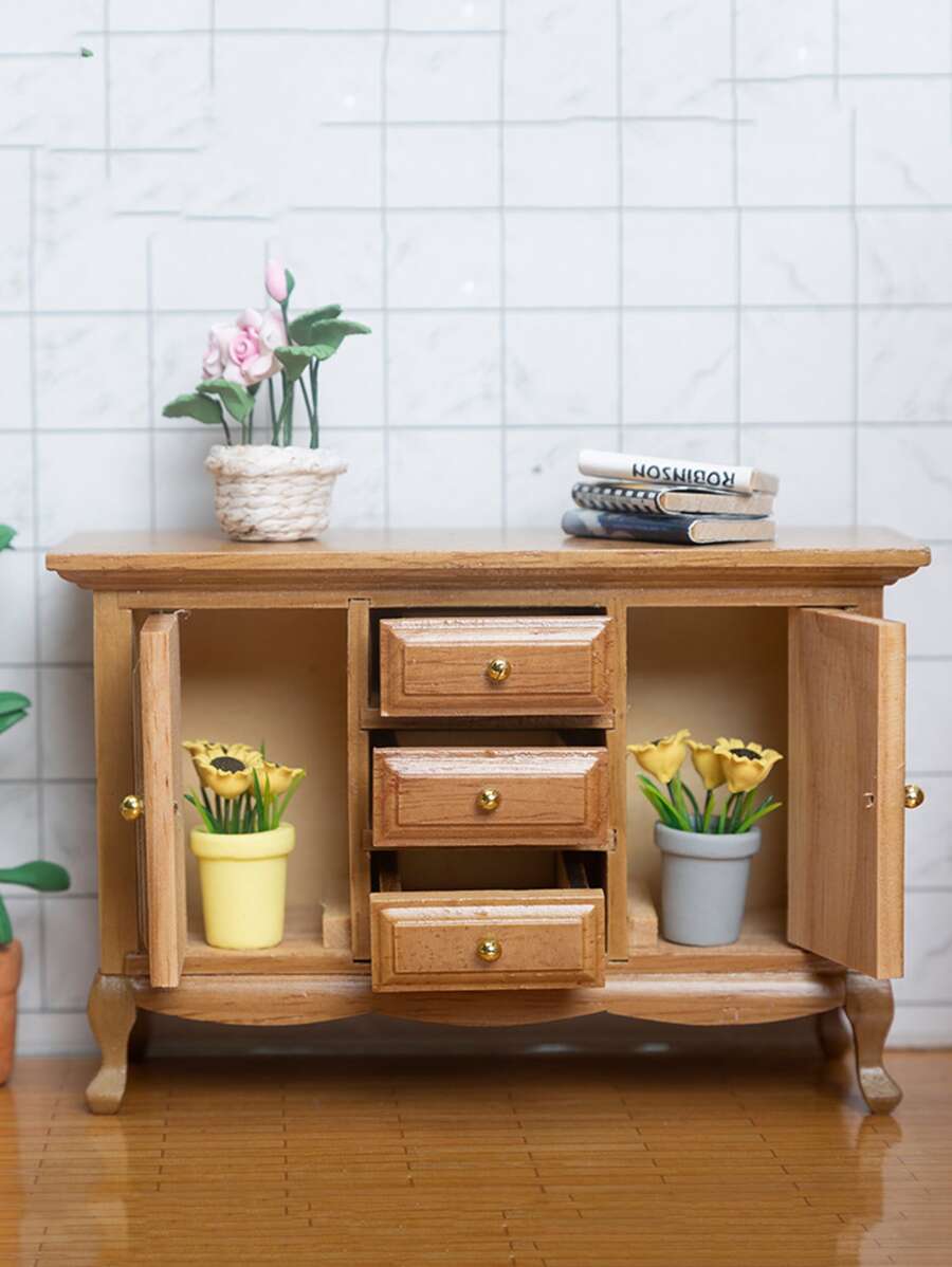 1 cái tủ hình trang trí thủ công - Nhiều màu - Xem 1