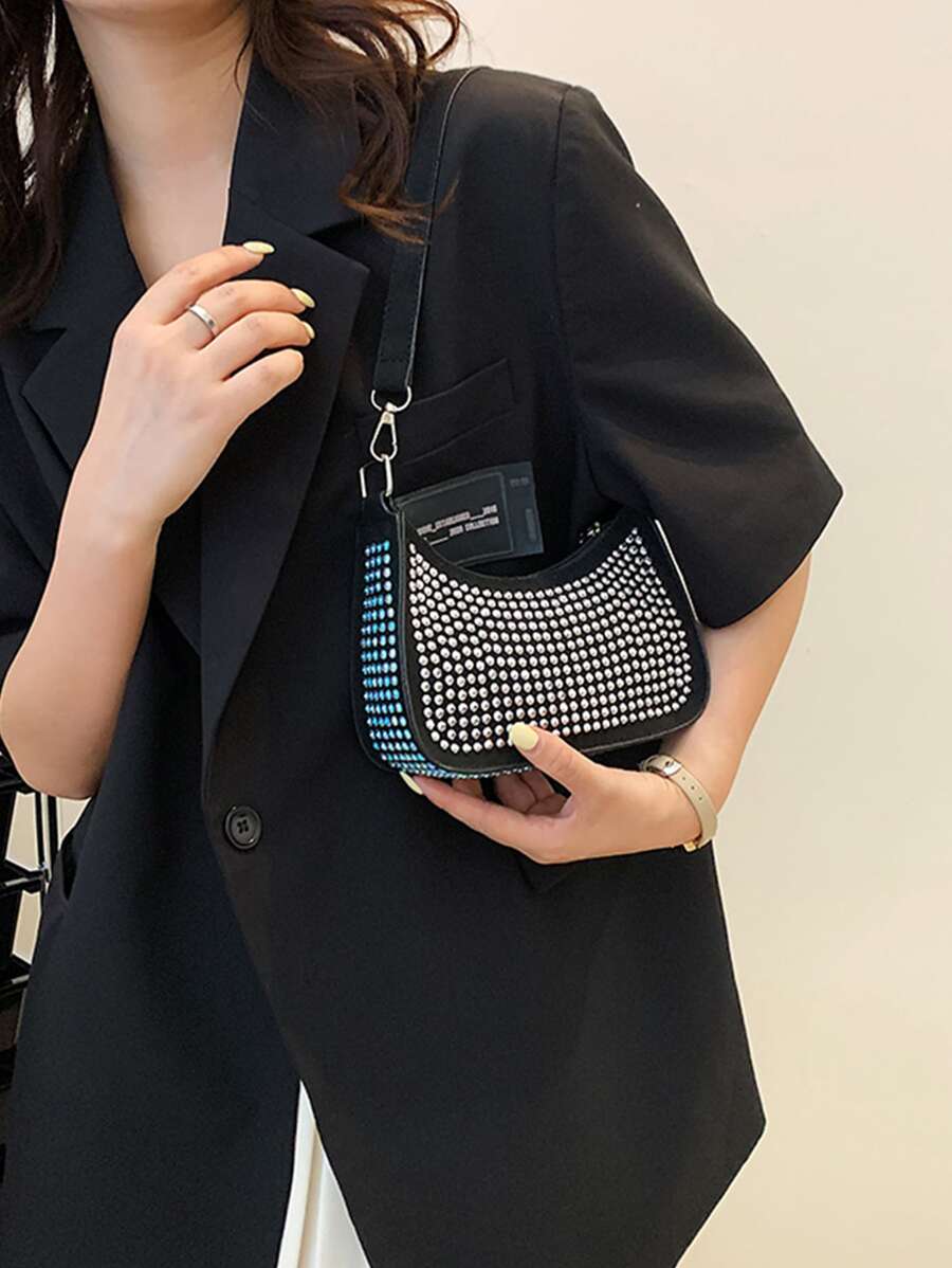 Túi vai Đúc màu trơn Punk - Nhiều màu - Xem 1