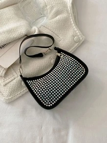 Túi vai Đúc màu trơn Punk - Nhiều màu - Xem 2