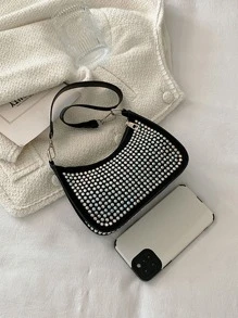 Túi vai Đúc màu trơn Punk - Nhiều màu - Xem 5