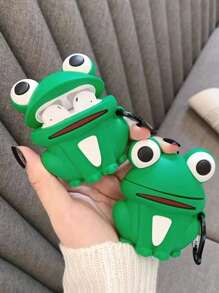 1pc Frog Design Earphone Case Compatible With AirPods - Multicolor - View 2