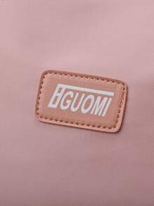 Patch Detail Duffel Bag - Pink - View 7