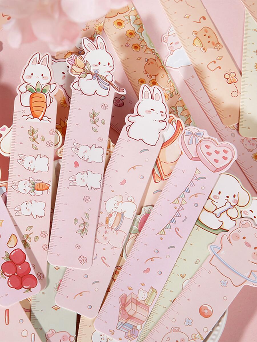 30 piezas Marcador de libro con estampado de dibujos animados - Multicolor - Ver 1