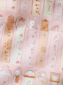 30 piezas Marcador de libro con estampado de dibujos animados - Multicolor - Ver 4