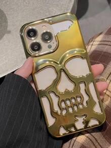 hộp đựng điện thoại hình đầu lâu - màu đen - Xem 1