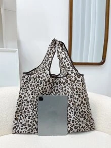 Túi mua sắm gấp gọn họa tiết da báo, Túi đựng đồ tạp hóa, Túi tote du lịch dung tích lớn, Đồ dùng học tập, Túi đi học, Trở lại trường, Túi tote đi học, Dung tích lớn, Nhẹ, Di động, Cổ điển thường ngày, Thích hợp cho nữ sinh viên đại học, Giáo viên, Hoàn hảo cho Trở lại trường, Đại học, Ngoài trời, Du lịch, Đi chơi, Mua sắm, Túi họa tiết da báo, Quà tặng tri ân giáo viên tốt nhất, Túi xách nữ họa tiết động vật, Ví họa tiết da báo thời trang thu đông dành cho nữ, Túi xách nữ họa tiết hổ thu đông mới, Quà tặng giáo viên - Nhiều màu - Xem 3