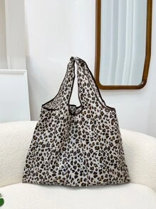 Túi mua sắm gấp gọn họa tiết da báo, Túi đựng đồ tạp hóa, Túi tote du lịch dung tích lớn, Đồ dùng học tập, Túi đi học, Trở lại trường, Túi tote đi học, Dung tích lớn, Nhẹ, Di động, Cổ điển thường ngày, Thích hợp cho nữ sinh viên đại học, Giáo viên, Hoàn hảo cho Trở lại trường, Đại học, Ngoài trời, Du lịch, Đi chơi, Mua sắm, Túi họa tiết da báo, Quà tặng tri ân giáo viên tốt nhất, Túi xách nữ họa tiết động vật, Ví họa tiết da báo thời trang thu đông dành cho nữ, Túi xách nữ họa tiết hổ thu đông mới, Quà tặng giáo viên - Nhiều màu - Xem 6