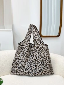 Túi mua sắm gấp gọn họa tiết da báo, Túi đựng đồ tạp hóa, Túi tote du lịch dung tích lớn, Đồ dùng học tập, Túi đi học, Trở lại trường, Túi tote đi học, Dung tích lớn, Nhẹ, Di động, Cổ điển thường ngày, Thích hợp cho nữ sinh viên đại học, Giáo viên, Hoàn hảo cho Trở lại trường, Đại học, Ngoài trời, Du lịch, Đi chơi, Mua sắm, Túi họa tiết da báo, Quà tặng tri ân giáo viên tốt nhất, Túi xách nữ họa tiết động vật, Ví họa tiết da báo thời trang thu đông dành cho nữ, Túi xách nữ họa tiết hổ thu đông mới, Quà tặng giáo viên - Nhiều màu - Xem 7