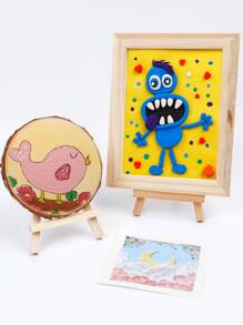 1 Máy Tính Ngẫu Nhiên Mới Mèo Thước Thẳng Bằng Gỗ Dễ Thương Thước Kawaii Dụng Cụ Văn Phòng Phẩm Hoạt Hình Vẽ Tặng Đồ Dùng Học Tập Văn Phòng - Màu Khaki - Xem 3