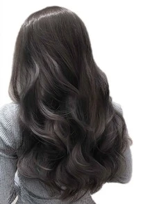 Clip In Long Body Wave  Synthetic Hair Extension - Black - View 1