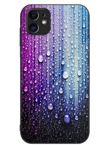 1入組水滴圖案手機殼 - 彩色 - 查看 1