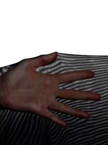 Halter Micro Triangle Summer Beach Bikini Set With Beach Skirt - Black - View 4