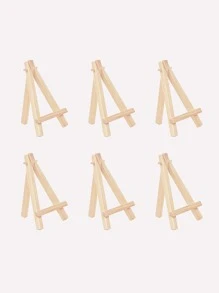 10pcs Wooden Place Card Holder - Brown - View 2