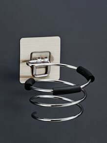 1入組免打孔掛壁式電吹風架