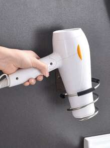 1入組免打孔掛壁式電吹風架